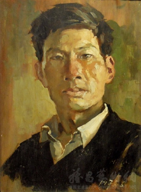 杨祖述先生油画肖像