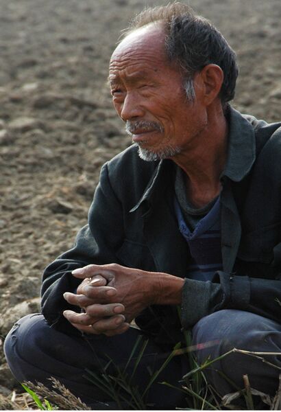 透过一个莴笋颠,我看到了一个中国老农民的本真.